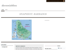 Tablet Screenshot of devonisbleu.wordpress.com