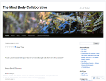 Tablet Screenshot of mindbodyco.wordpress.com