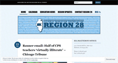 Desktop Screenshot of iearegion28.wordpress.com