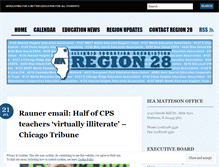 Tablet Screenshot of iearegion28.wordpress.com