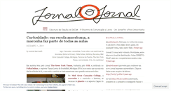 Desktop Screenshot of jornalojornal.wordpress.com
