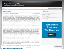 Tablet Screenshot of projectinterchange.wordpress.com