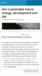 Mobile Screenshot of mysustainablefuture.wordpress.com