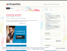 Tablet Screenshot of lilsatellite.wordpress.com