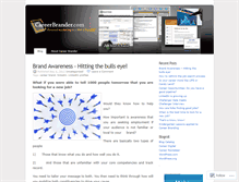 Tablet Screenshot of careerbrander.wordpress.com