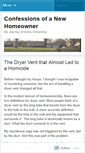 Mobile Screenshot of confessionsofanewhomeowner.wordpress.com