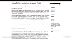 Desktop Screenshot of enthrallmedia.wordpress.com
