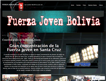 Tablet Screenshot of boliviafj.wordpress.com