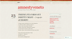 Desktop Screenshot of amnestyveneto.wordpress.com