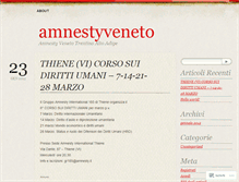 Tablet Screenshot of amnestyveneto.wordpress.com