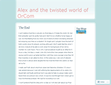 Tablet Screenshot of alexdoestheorcomtwist.wordpress.com