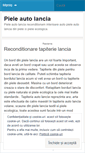 Mobile Screenshot of pieleautolancia.wordpress.com.pieleautolancia.wordpress.com