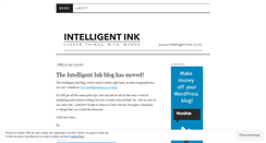 Desktop Screenshot of intelligentink.wordpress.com