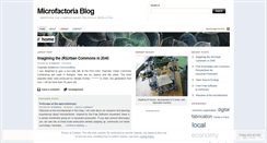Desktop Screenshot of microfactoria.wordpress.com