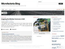 Tablet Screenshot of microfactoria.wordpress.com