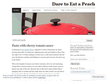 Tablet Screenshot of ieatthepeach.wordpress.com