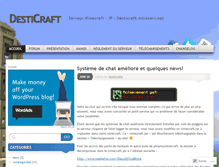 Tablet Screenshot of desticraftfr.wordpress.com