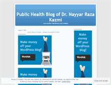 Tablet Screenshot of drnraza.wordpress.com