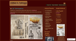 Desktop Screenshot of cristianbogdanhotnoga.wordpress.com
