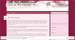 Desktop Screenshot of luciewheeler.wordpress.com