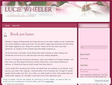 Tablet Screenshot of luciewheeler.wordpress.com