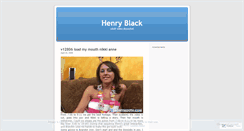 Desktop Screenshot of henryblack.wordpress.com