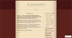 Desktop Screenshot of conhecimentobiblico.wordpress.com