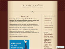 Tablet Screenshot of conhecimentobiblico.wordpress.com