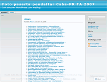 Tablet Screenshot of fotocaba.wordpress.com