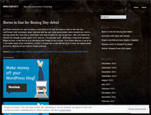 Tablet Screenshot of mikecricket.wordpress.com