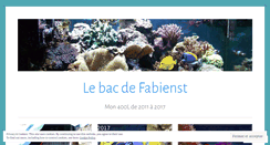 Desktop Screenshot of fabienst.wordpress.com