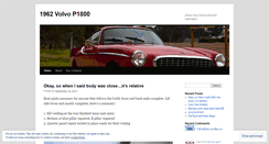 Desktop Screenshot of p1800volvo.wordpress.com