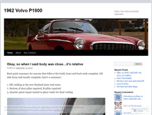 Tablet Screenshot of p1800volvo.wordpress.com