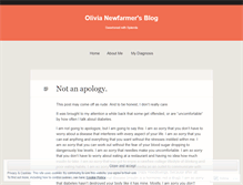 Tablet Screenshot of olivialn.wordpress.com