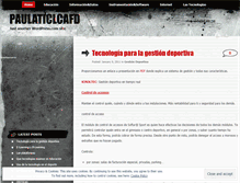 Tablet Screenshot of paulaticlcafd.wordpress.com