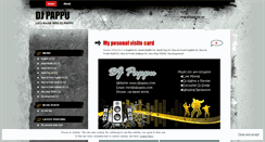 Desktop Screenshot of djpappu.wordpress.com