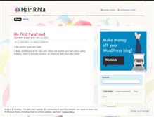 Tablet Screenshot of hairrihla.wordpress.com