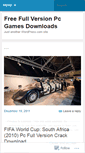 Mobile Screenshot of freefullversionpcgamesdownloads.wordpress.com