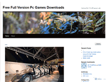 Tablet Screenshot of freefullversionpcgamesdownloads.wordpress.com