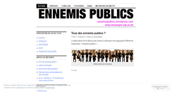 Desktop Screenshot of ennemispublics.wordpress.com