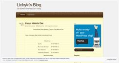 Desktop Screenshot of lichyta.wordpress.com