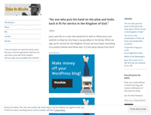 Tablet Screenshot of dylanonmission.wordpress.com