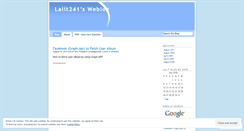 Desktop Screenshot of lalit241.wordpress.com