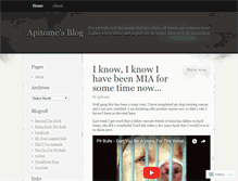 Tablet Screenshot of apitome.wordpress.com