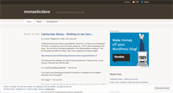 Desktop Screenshot of monasticdave.wordpress.com