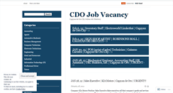 Desktop Screenshot of cdojobvacancy.wordpress.com