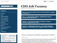 Tablet Screenshot of cdojobvacancy.wordpress.com