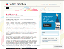 Tablet Screenshot of narlinswords.wordpress.com