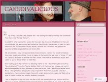 Tablet Screenshot of cakedivalicious.wordpress.com