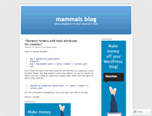 Tablet Screenshot of bluewhalelabs.wordpress.com